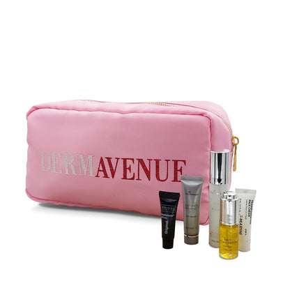 DermAvenue Glam Cosmetic Bag + Samples