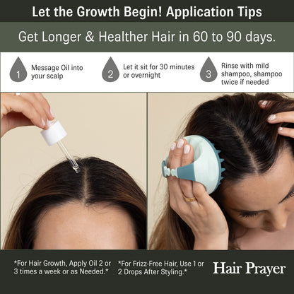 Hair Prayer Pure Hair Growth Serum (Longer, Thicker, Healthier Hair)