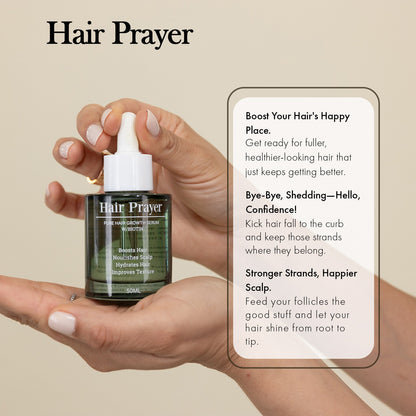 Hair Prayer Pure Hair Growth Serum (Longer, Thicker, Healthier Hair)