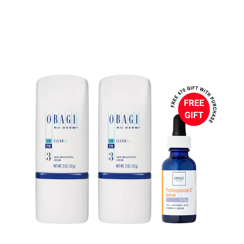 Obagi Door Buster 2 Nu-Derm Clear Fx +1 Free Travel Size Professional-C 15% (0.42oz)