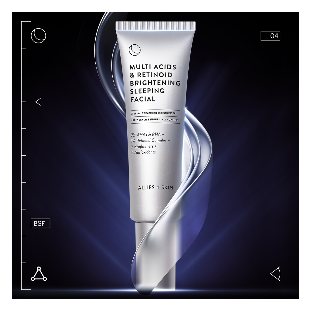 Allies of Skin Multi Acids &amp; Retinoid Brightening Sleeping Facial