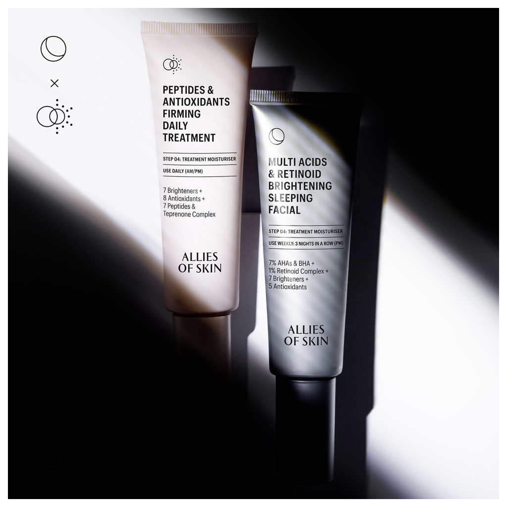Allies of Skin Multi Acids &amp; Retinoid Brightening Sleeping Facial