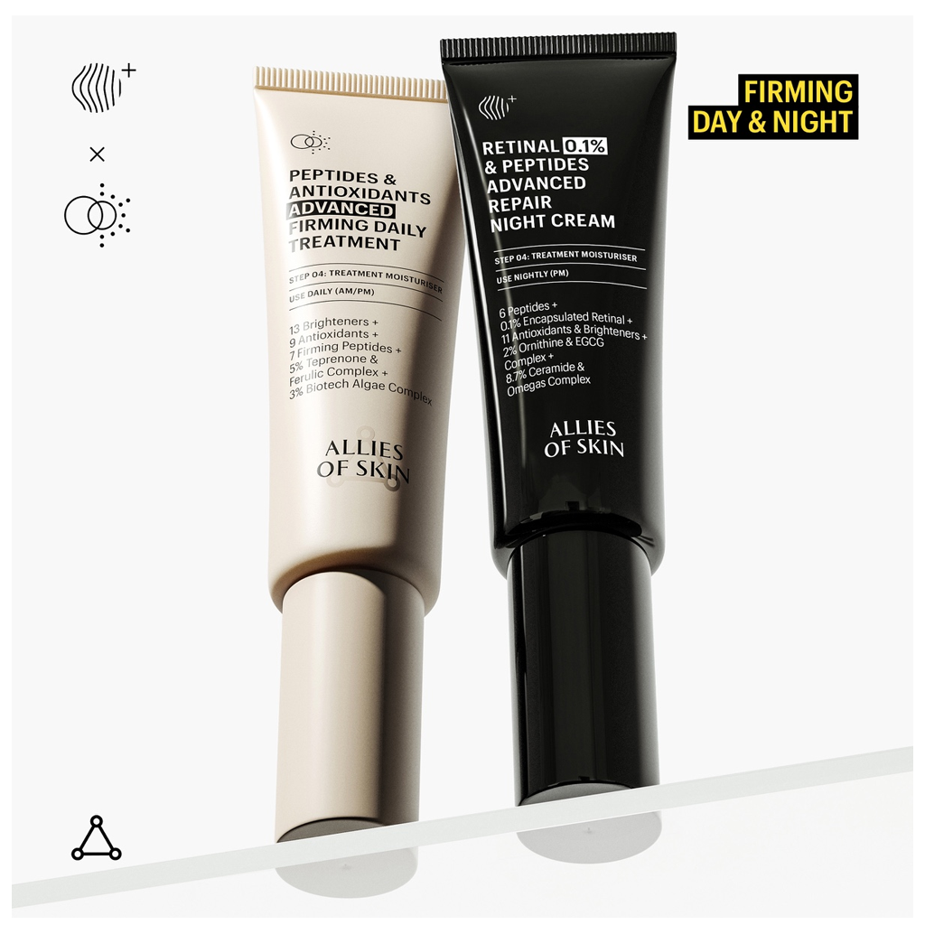 Allies of Skin Retinal 0.1% &amp; Peptides Advanced Repair Night Cream
