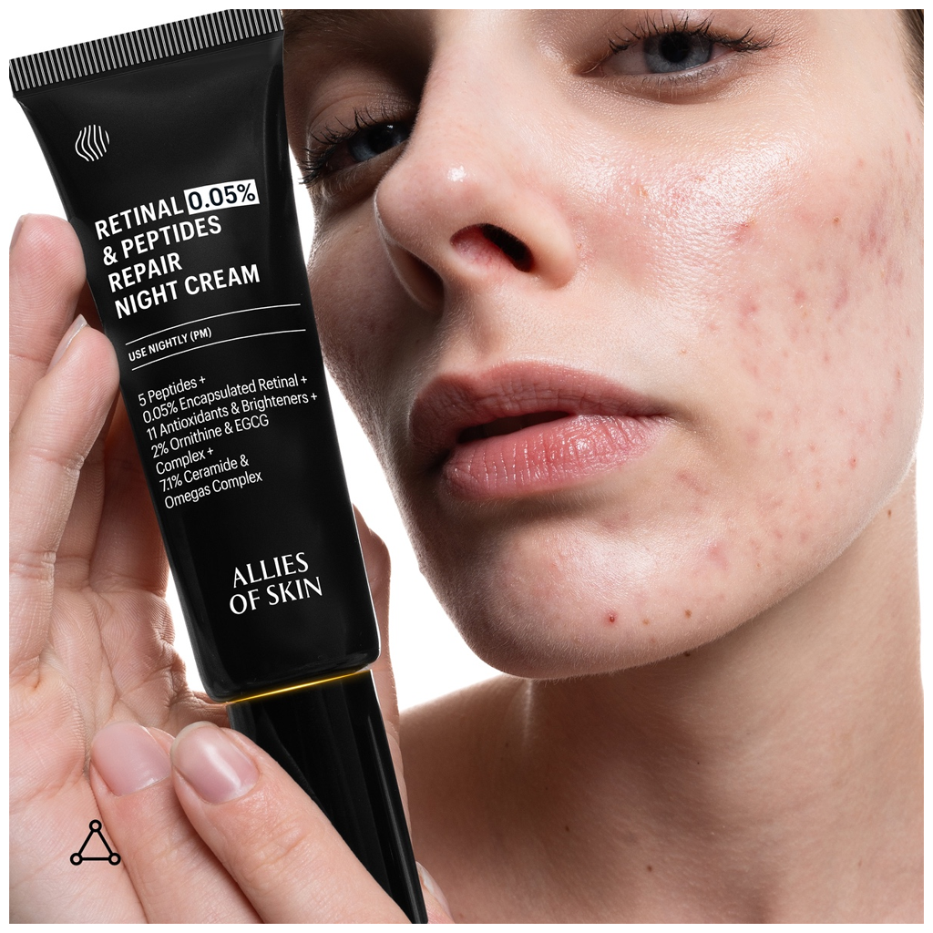 Allies of Skin Retinal 0.05% &amp; Peptides Repair Night Cream