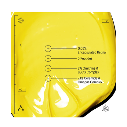 Allies of Skin- TRAVEL SIZE  Retinal 0.05% &amp; Peptides Repair Night Cream