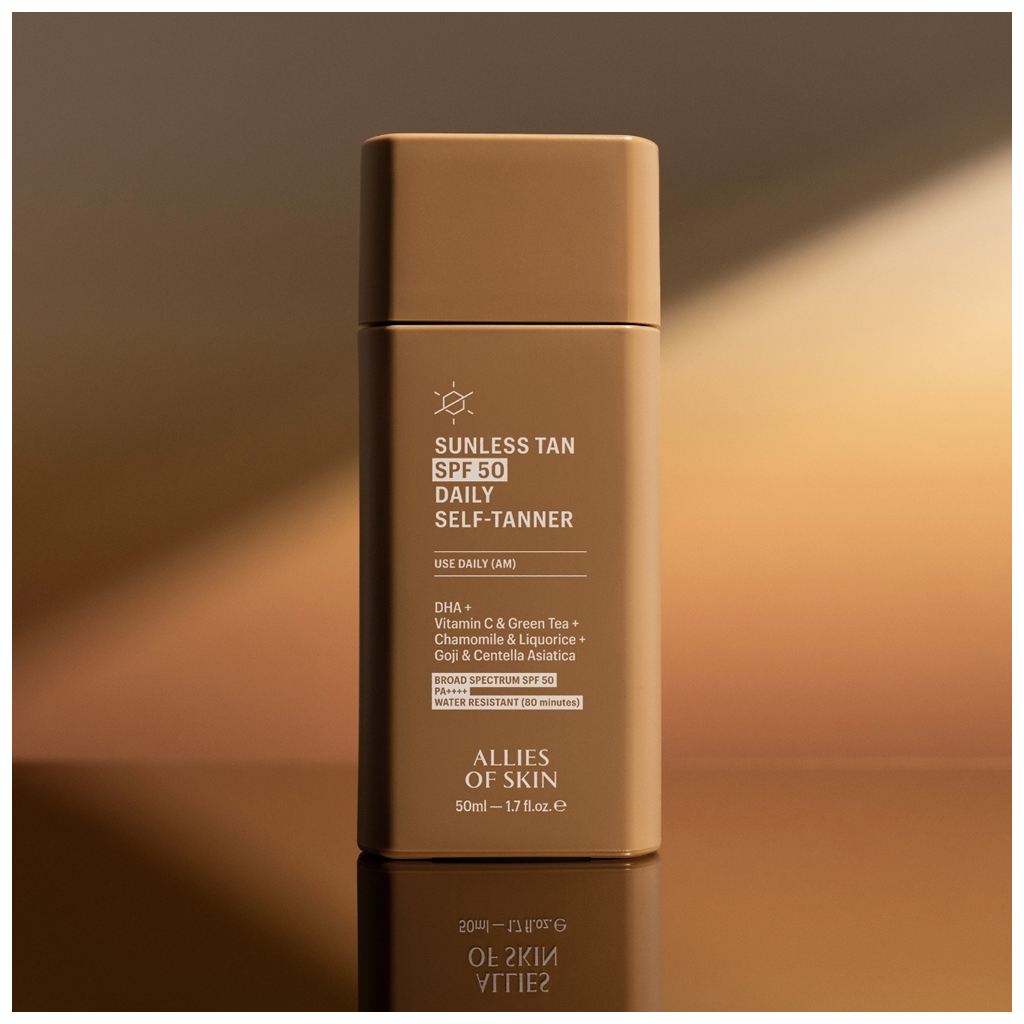 Allies of Skin Sunless Tan SPF 50 Daily Self-Tanner-Backordered