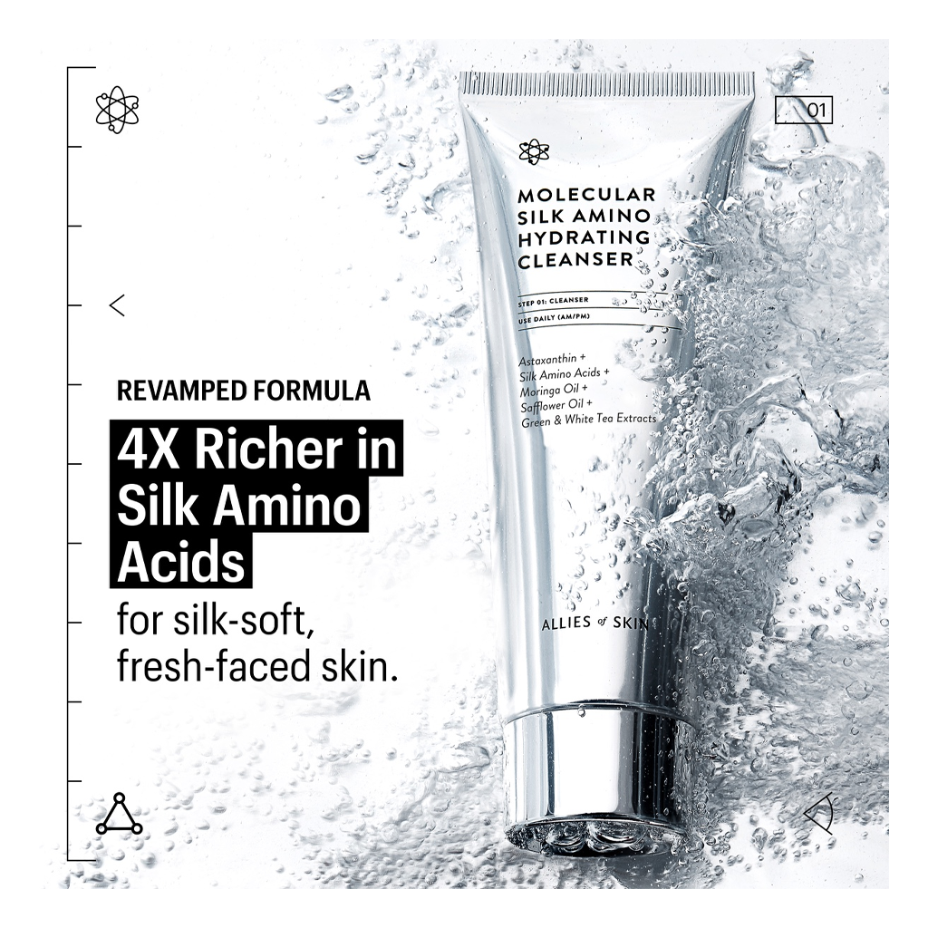 Allies of Skin Molecular Silk Amino Hydrating Cleanser