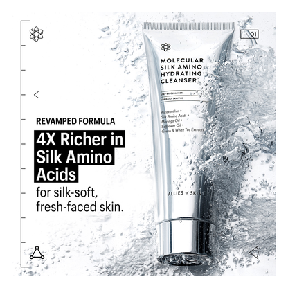 Allies of Skin Molecular Silk Amino Hydrating Cleanser