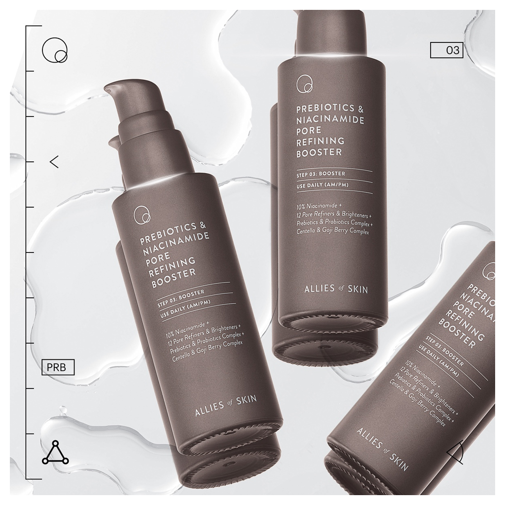 Allies of Skin Prebiotic and Niacinamide Pore Refining Booster-Coming Soon