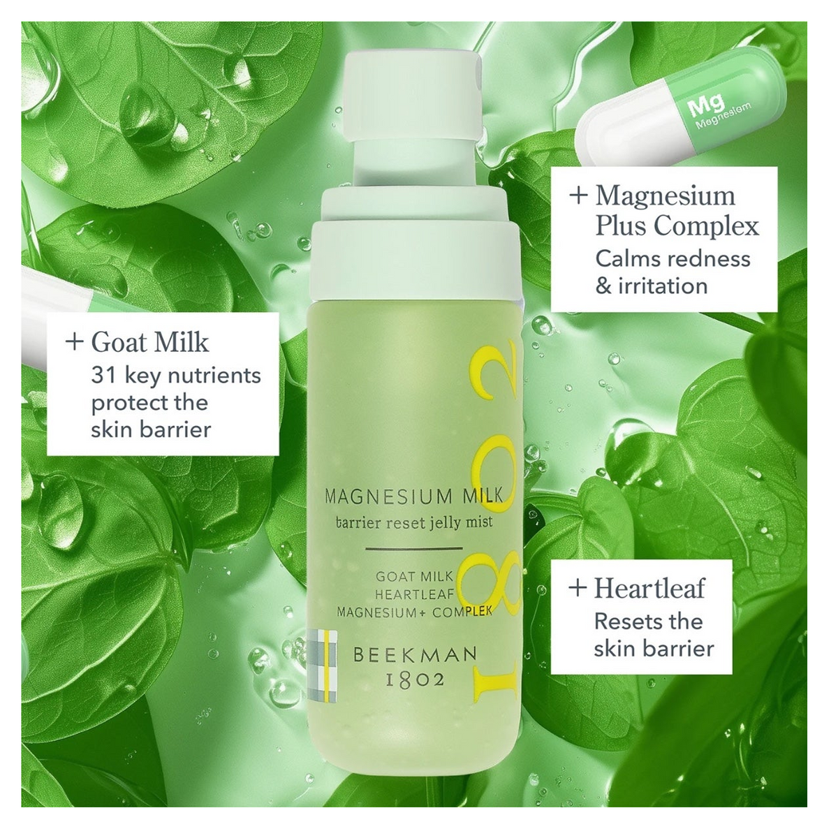 Beekman Magnesium Milk Barrier Reset Jelly Mist