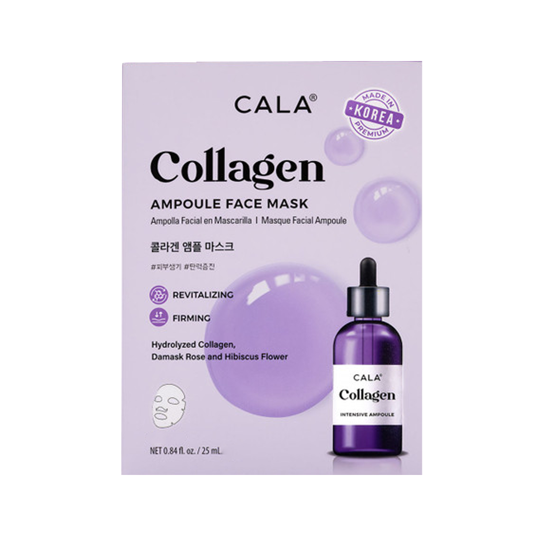 CALA Collagen Ampoule Face Mask-(Single Sheet)