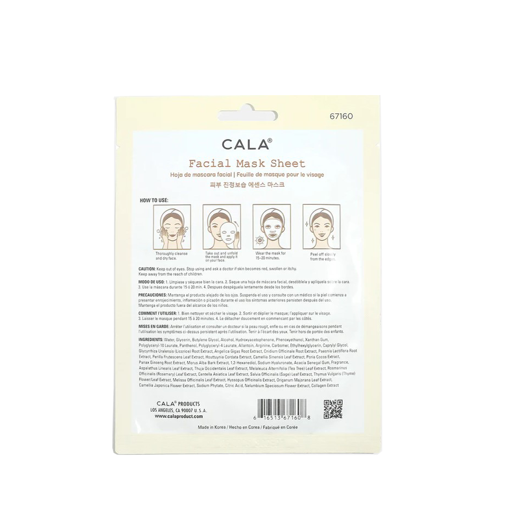 Cala Zen Vibes Sheet Mask