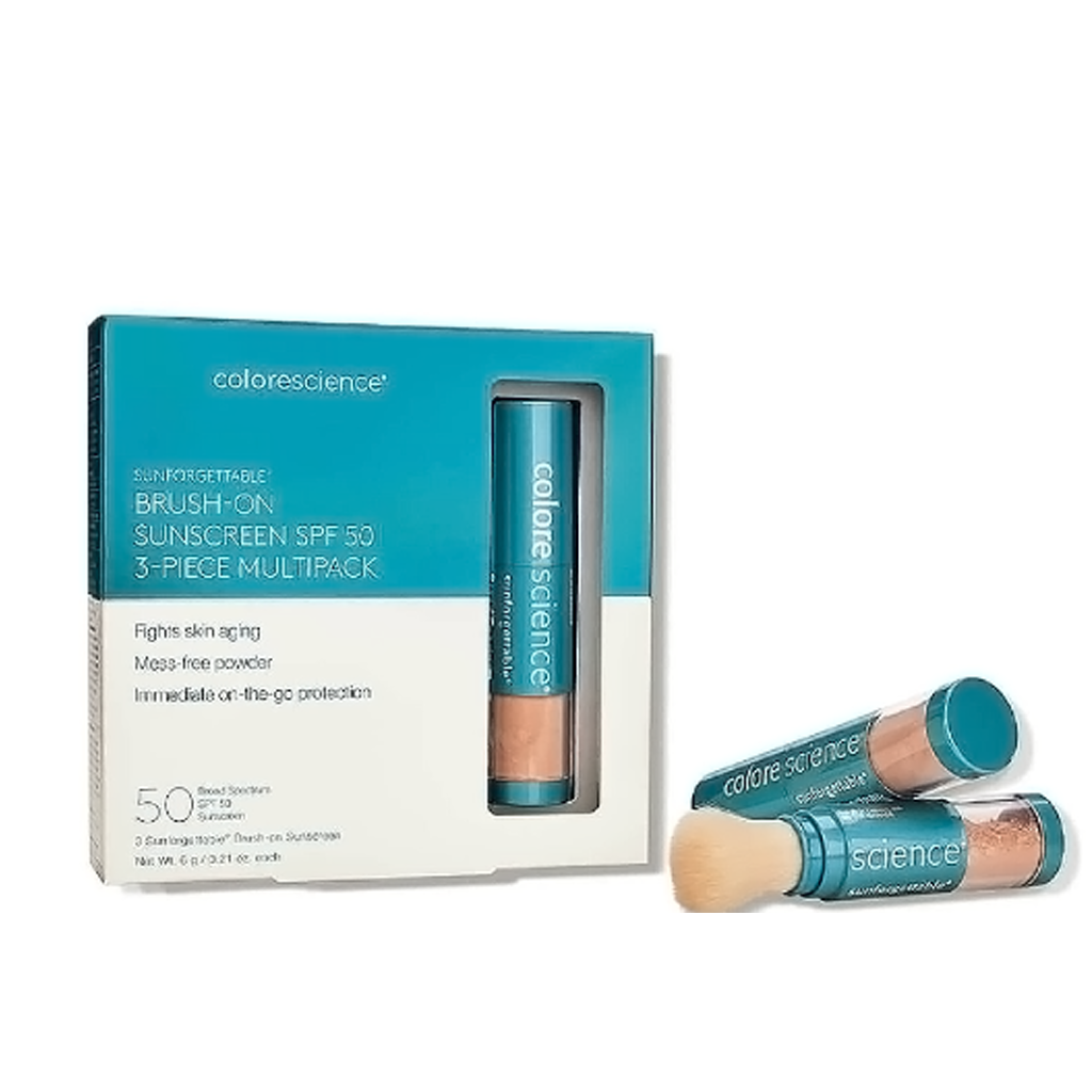 Colorescience Sunforgettable Total Protection Brush-On Shield SPF 50 Multipack