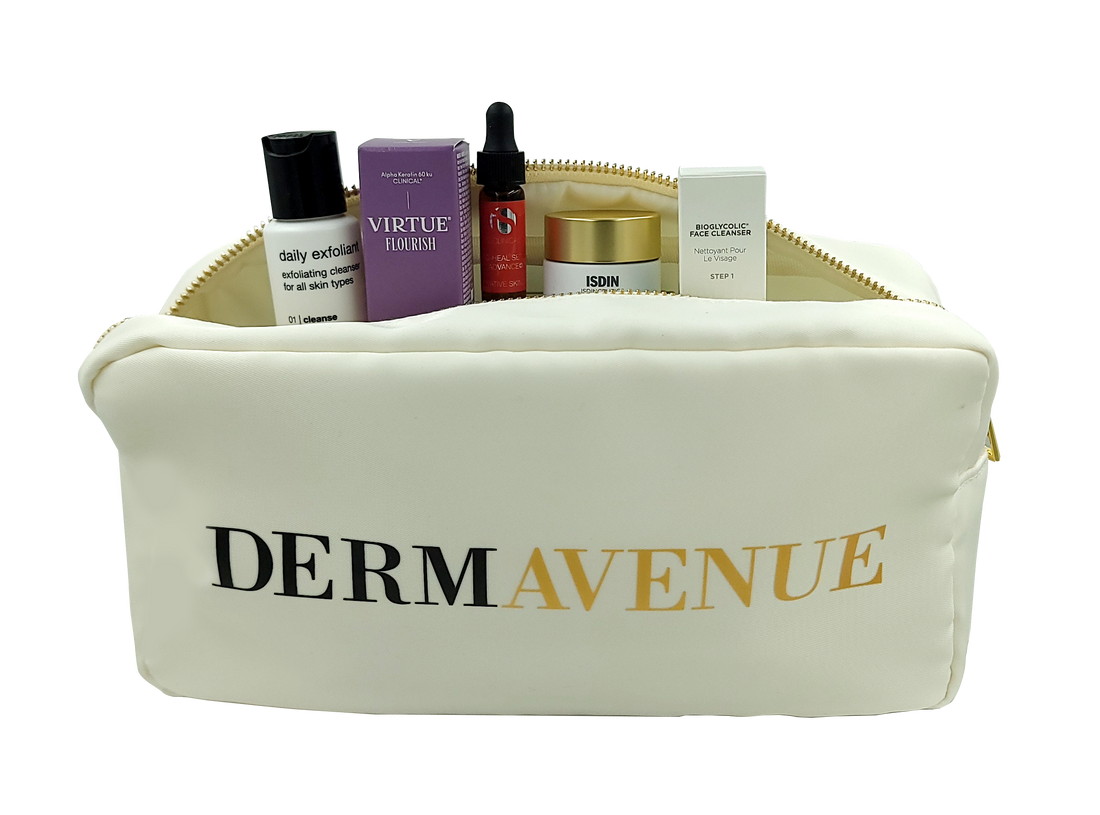 DermAvenue Cosmetic Bag + Samples