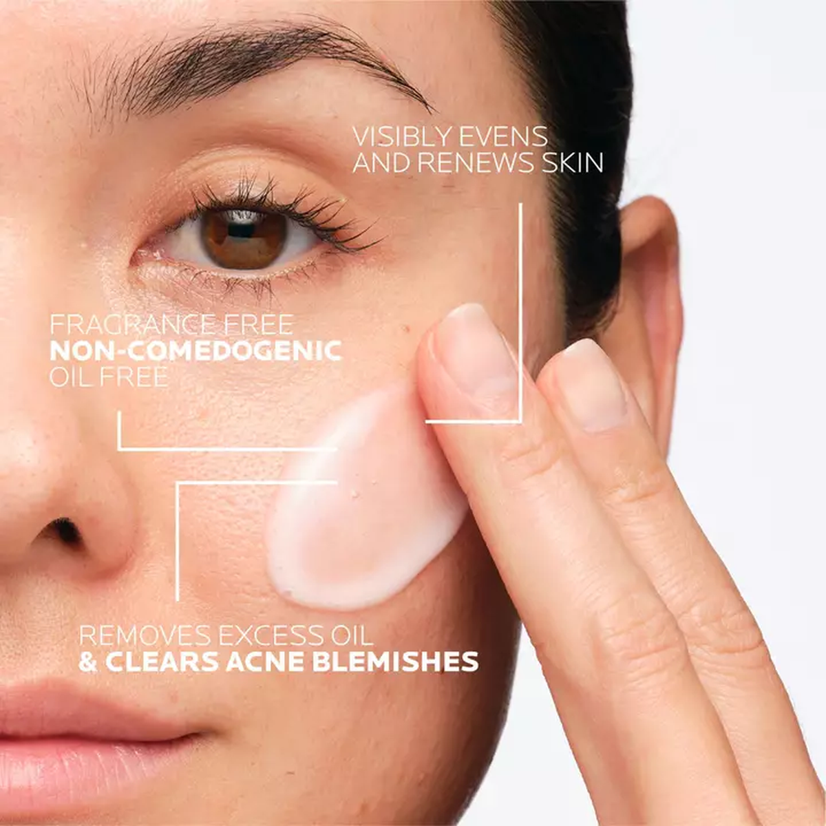 La Roche-Posay Effaclar Dual Action Acne Face Wash With 4% Benzoyl Peroxide