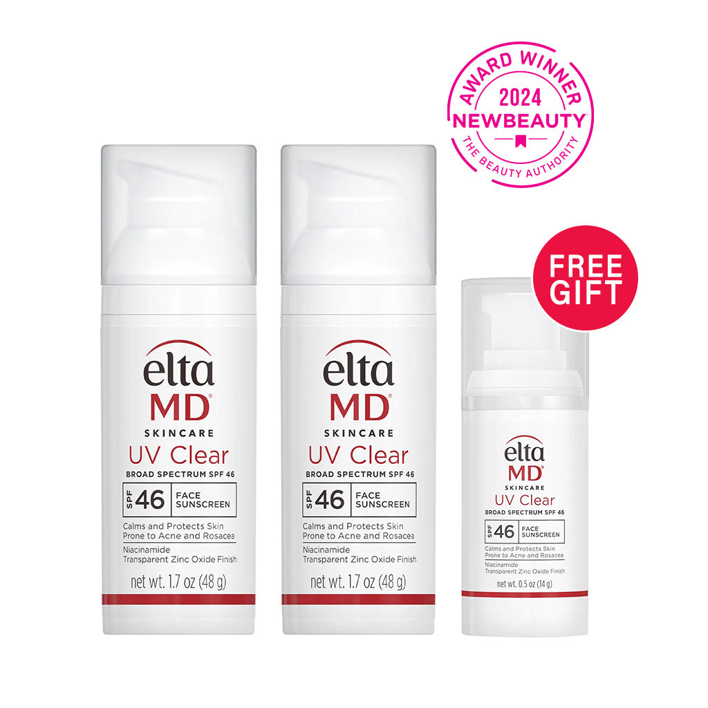 Doorbuster Buy 2 Full Size EltaMD UV Clear 46 Get 1 FREE Deluxe Size