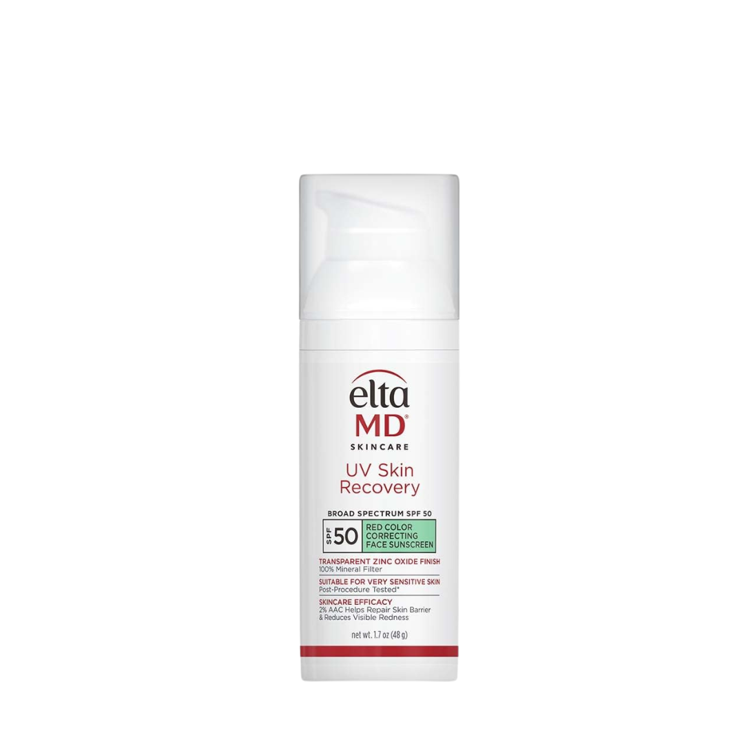 EltaMD UV Recovery Red Color Correcting Green Tint Broad Spectrum SPF 50