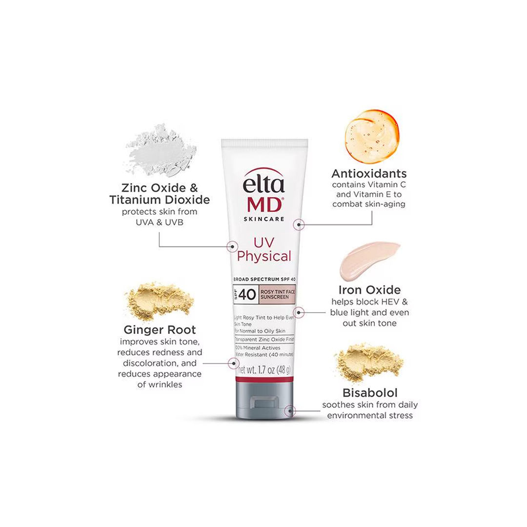 EltaMD UV Physical Rosy Tint Broad Spectrum SPF 40