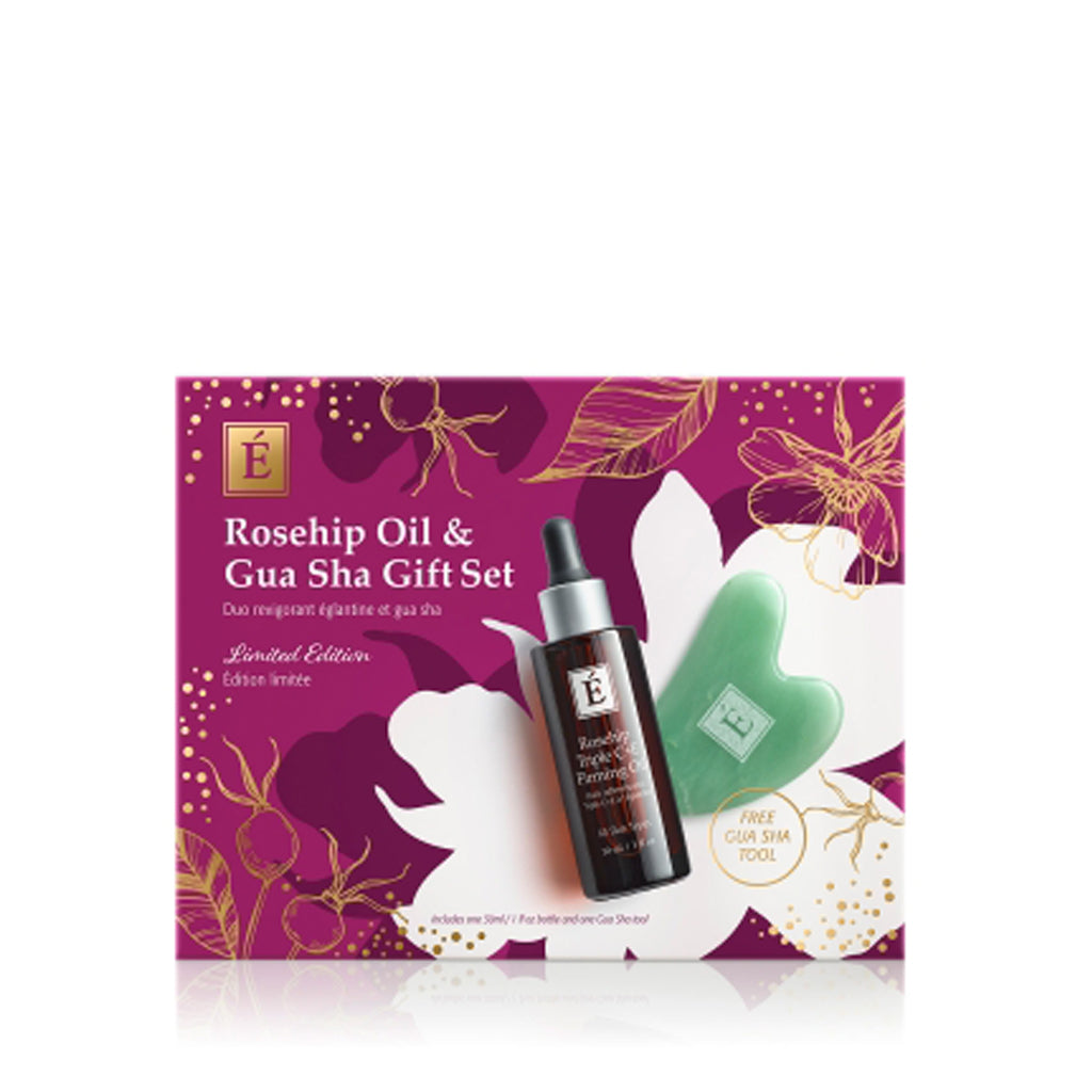 Eminence Organics Rosehip Oil &amp; Gua Sha Gift Set