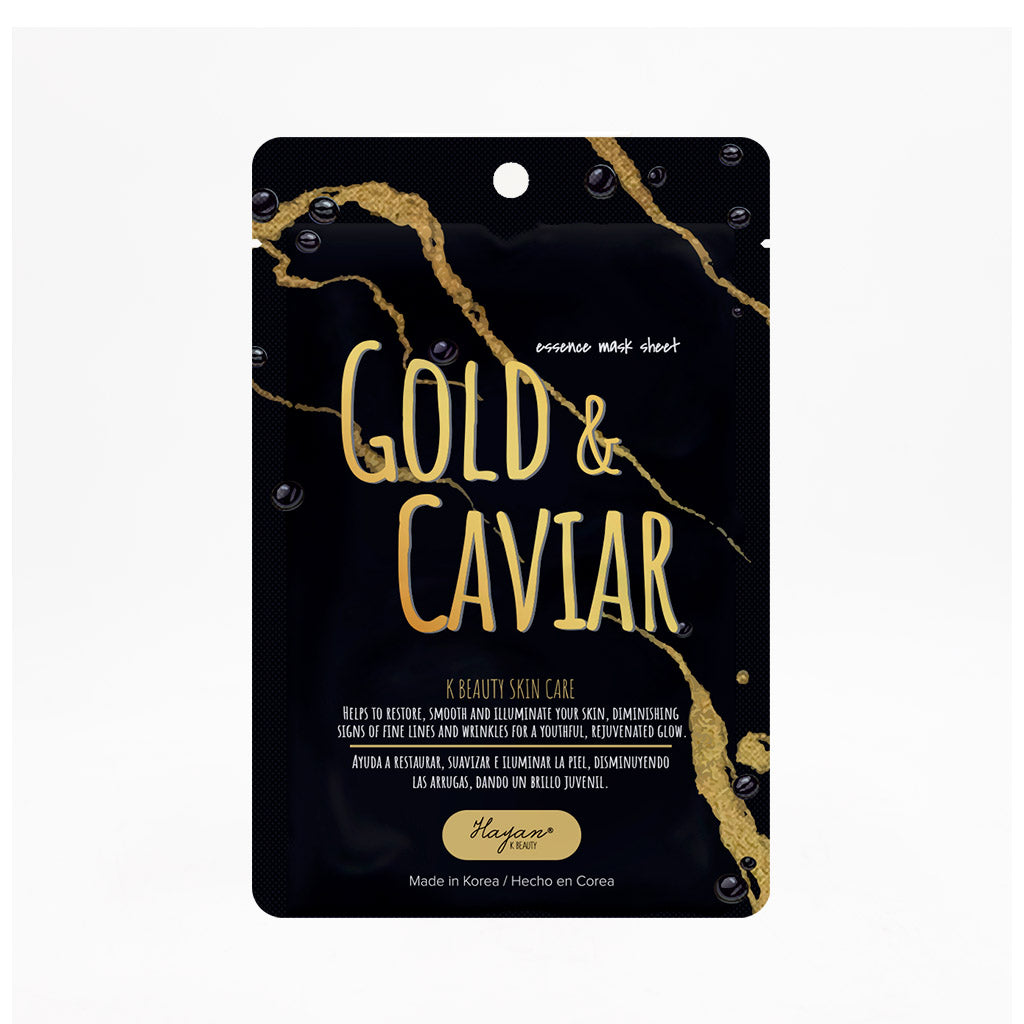 Hayan K Beauty Gold & Caviar Essence Mask Sheet