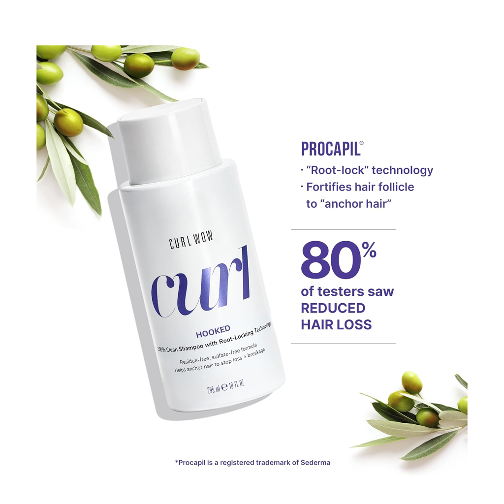 COLOR WOW Hooked ~ 100% Clean Curl Shampoo ~ with Root-Locking Technology
