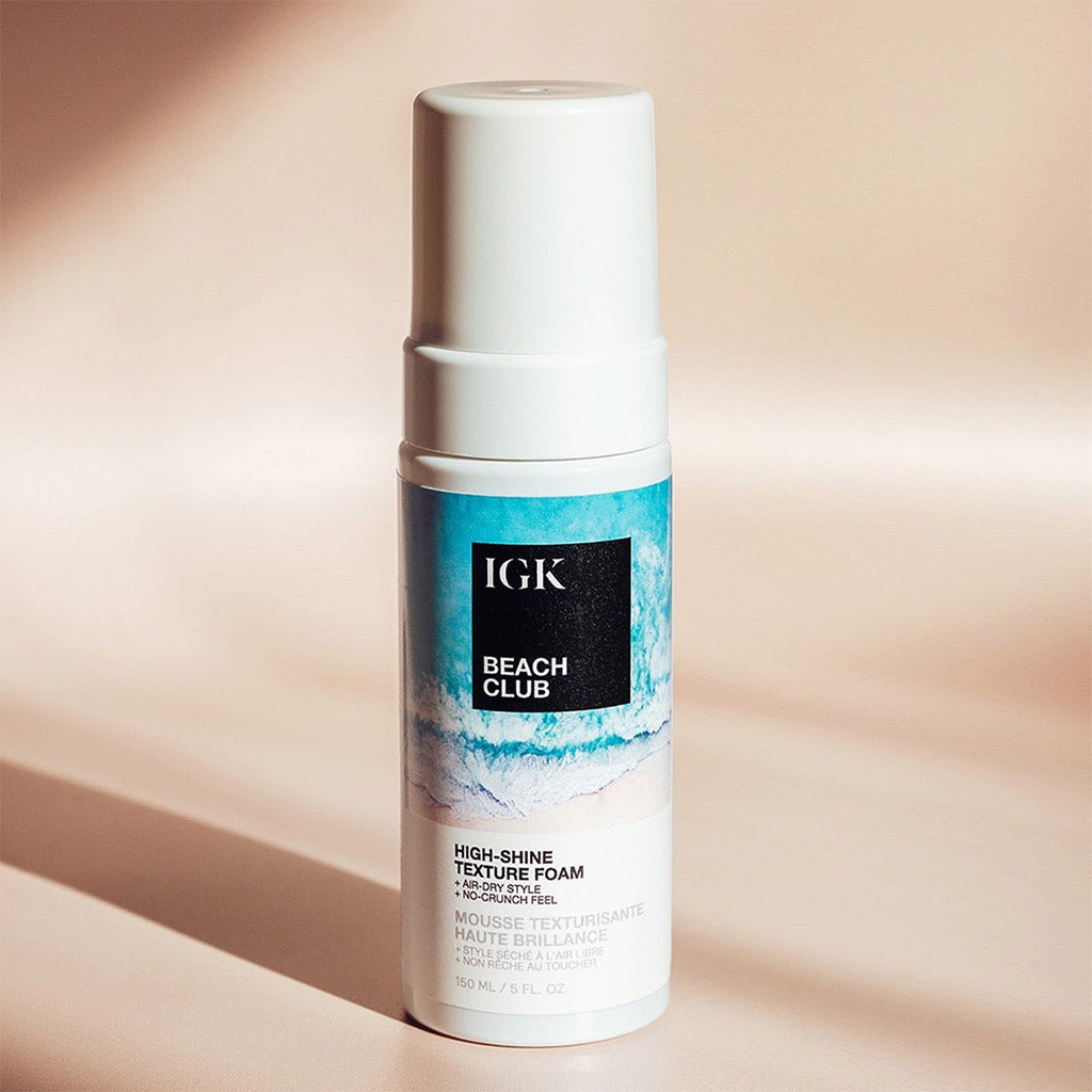 IGK Beach Club High-Shine Texture Foam
