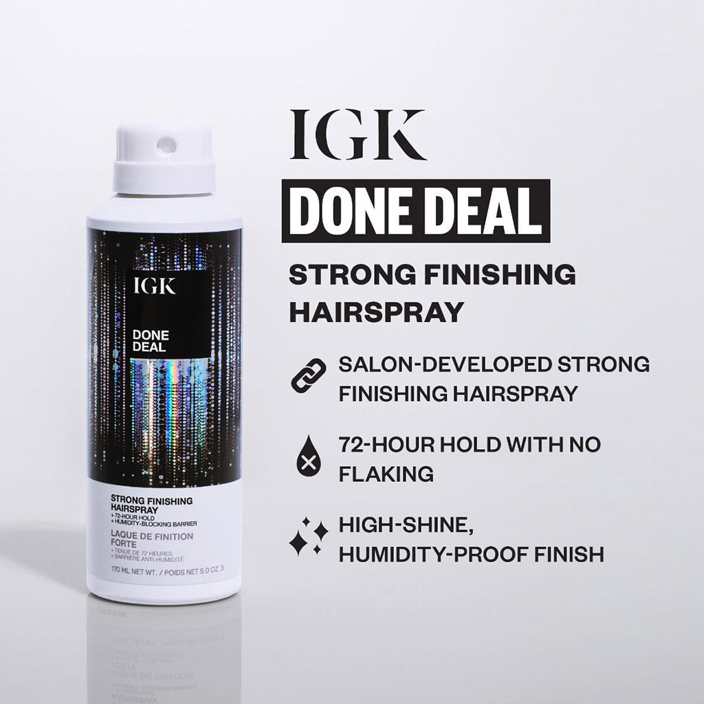 IGK Done Deal Strong Finishing Hairspray