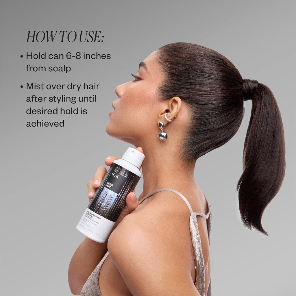 IGK Done Deal Strong Finishing Hairspray