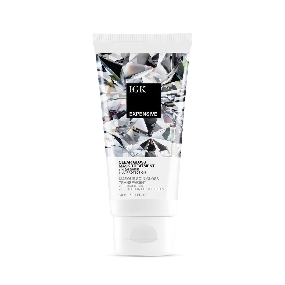 IGK Expensive Glaze Clear Gloss Top Coat (Travel Size)