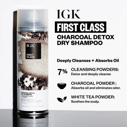 IGK First Class Charcoal Detox Dry Shampoo (Jumbo)