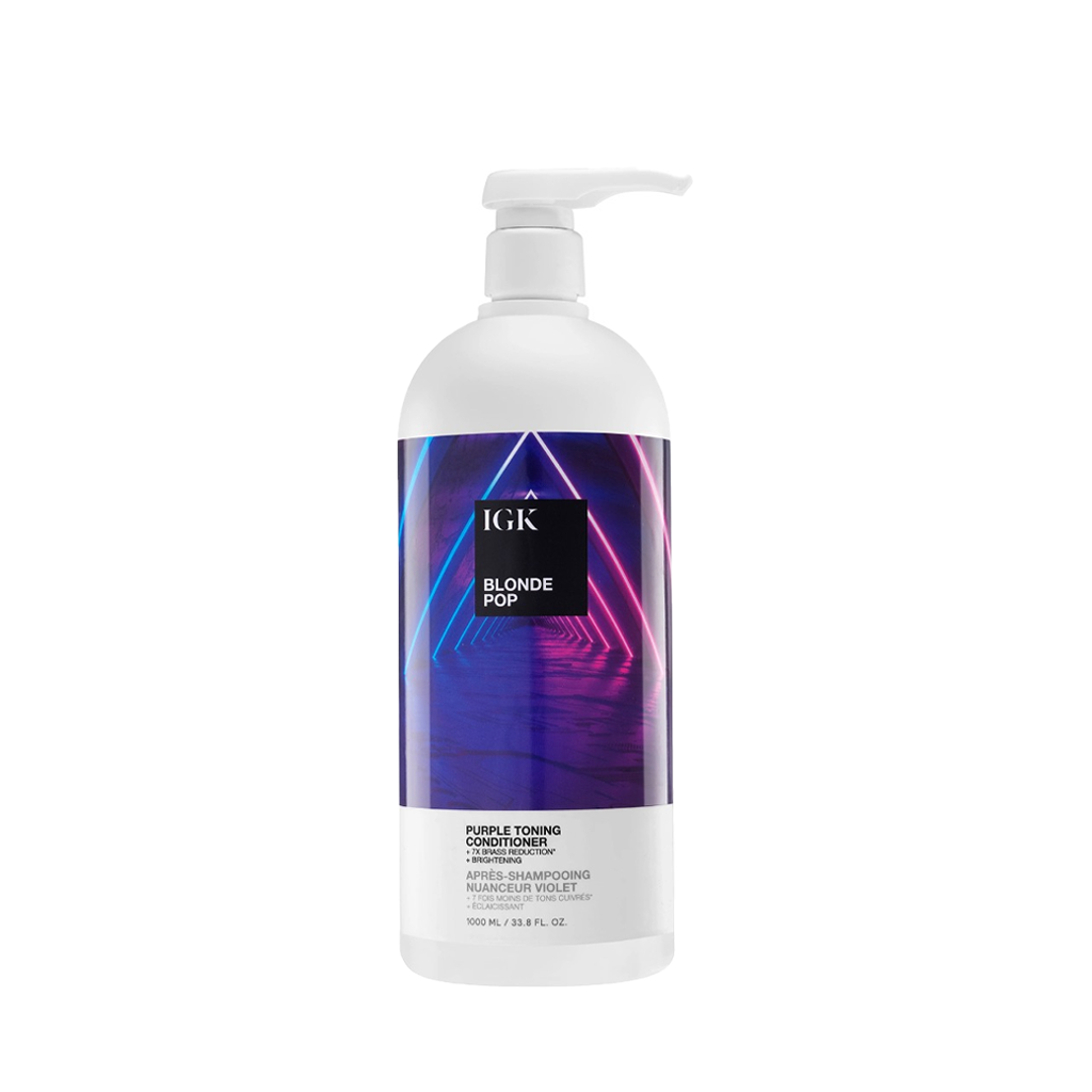 IGK Blonde Pop Purple Toning Conditioner-Jumbo