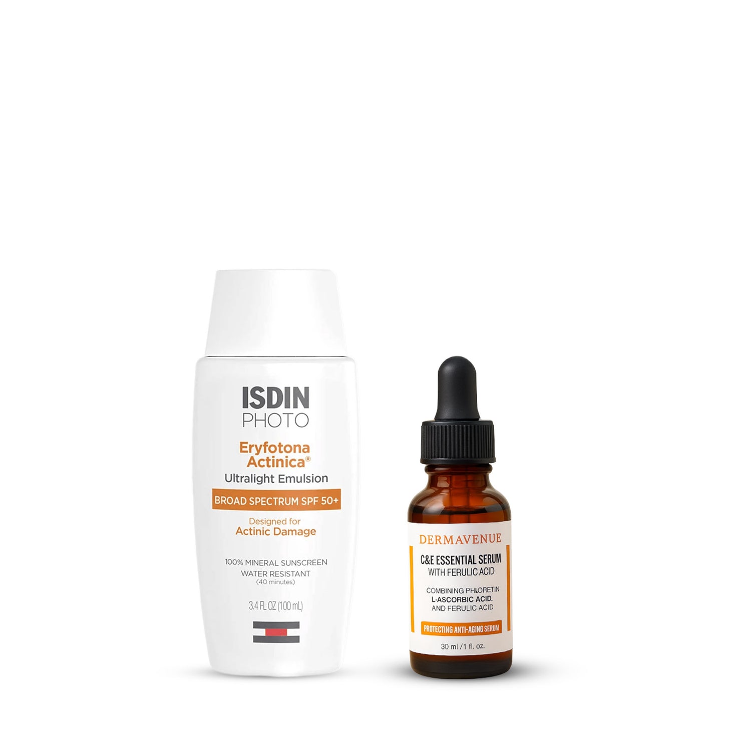 ISDIN Eryfotona Actinica + Dermavenue C &amp; E Essential Serum