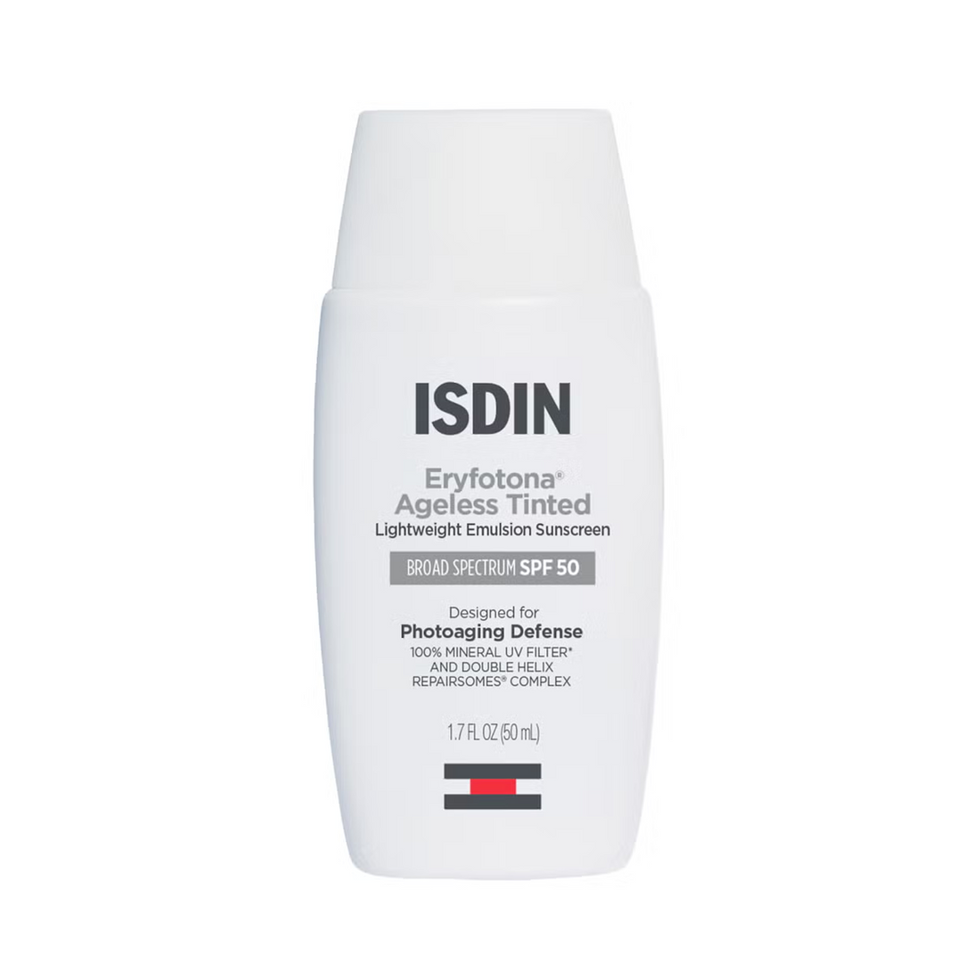 ISDIN Eryfotona Ageless Mineral Broad-Spectrum Tinted Face Sunscreen SPF 50 1.7 oz