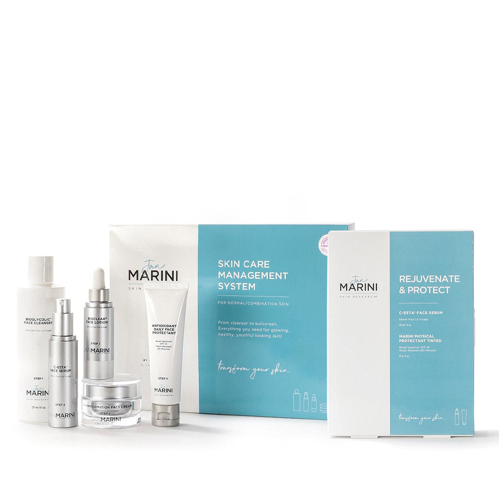 Jan Marini Skin Care Management System - Normal/Combination Skin SPF 33 Plus Rejuvenate &amp; Protect SPF 45