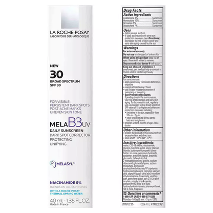 La Roche-Posay Mela B3 UV Daily Moisturizer SPF 30 With Melasyl™ + Niacinamide
