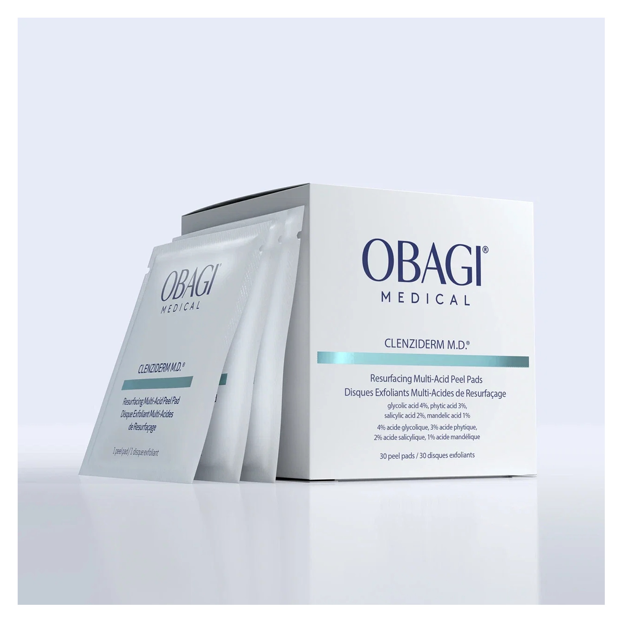 Obagi Cleziderm M.D. Resurfacing Multi-Acid Peel Pads