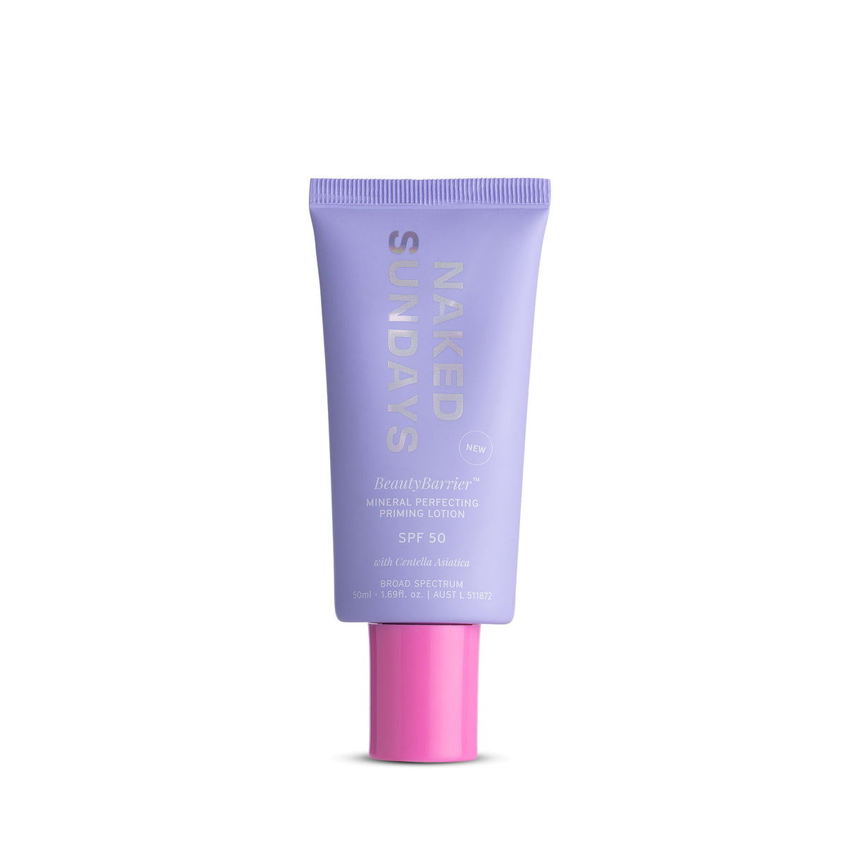 Naked Sundays BeautyBarrier Mineral Perfecting Priming Lotion SPF50 (50mL)