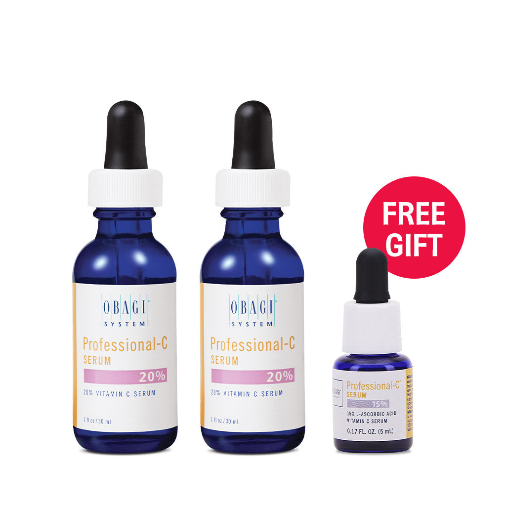 Obagi Door Buster 2 Professional-C Serums 20% +1 Free Travel Size Professional-C 15% (0.17fl.oz)