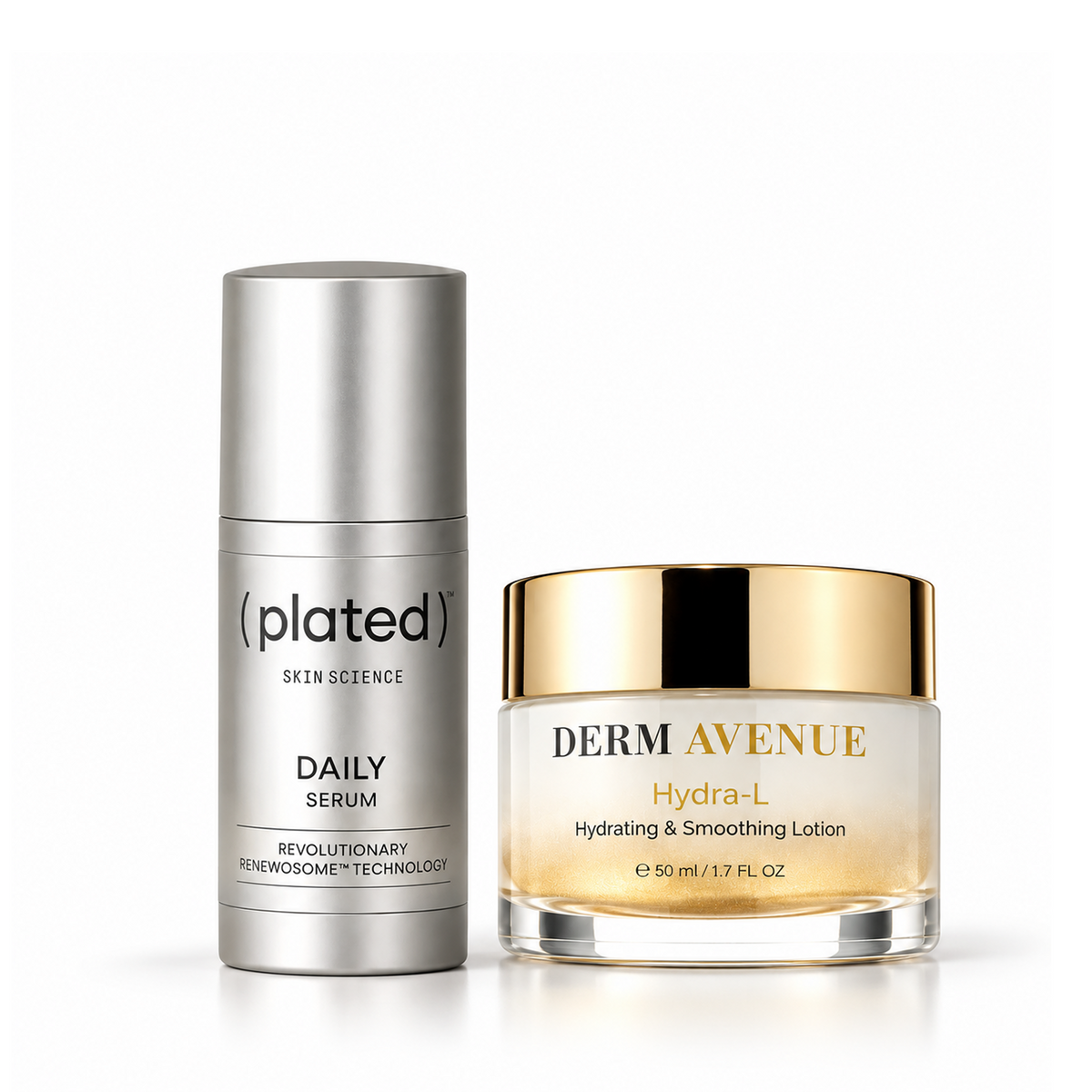 Plated Daily Serum and Dermavenue Hydra-L Duo