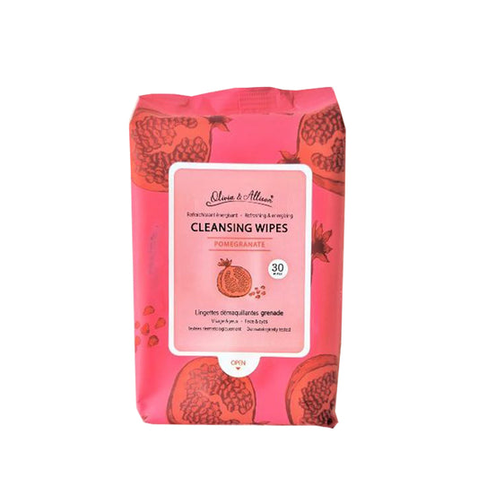 Olivia and Allisson Cleansing Wipes- Pomegranate