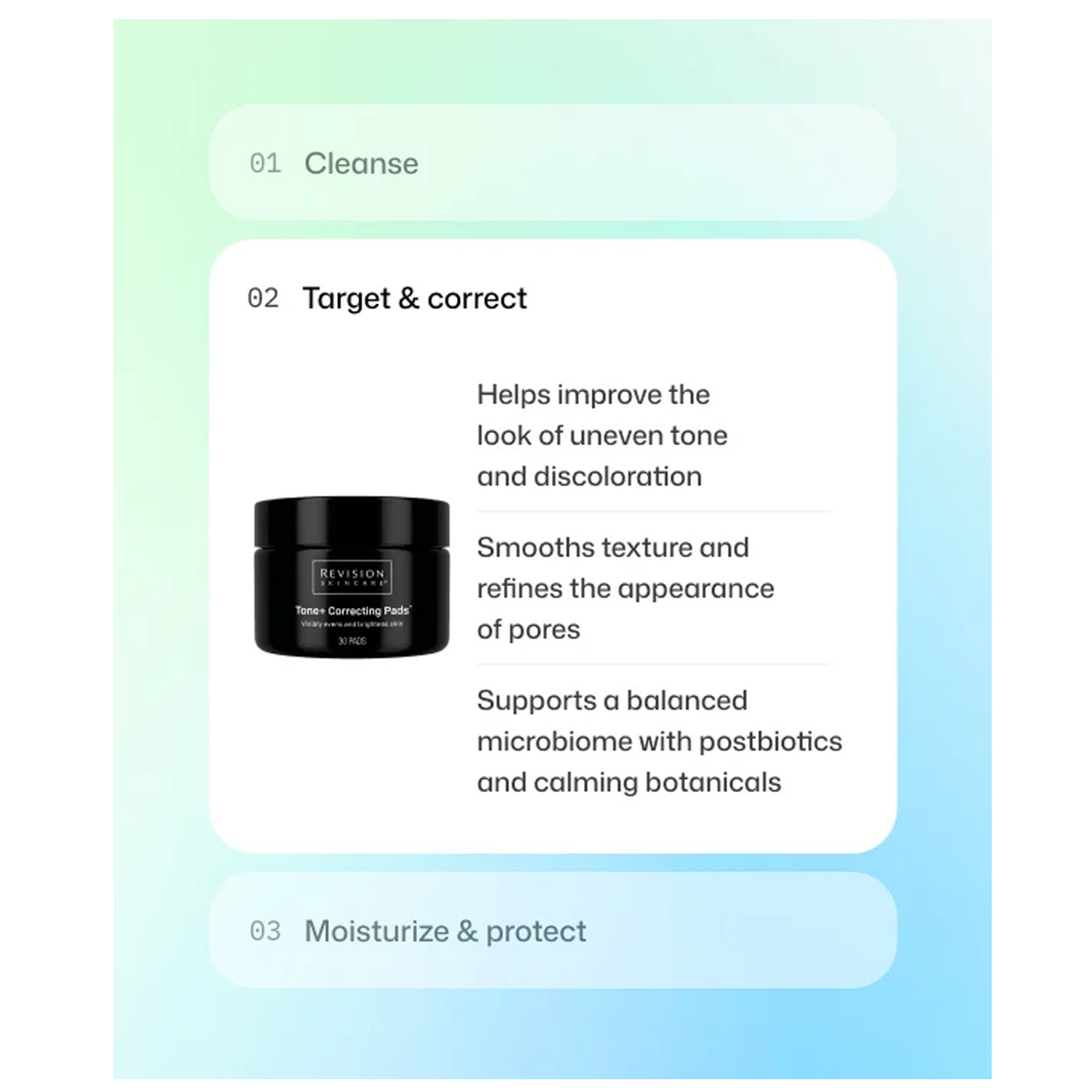 Revision Skincare Tone+ Correcting Pads™ 30 Pads