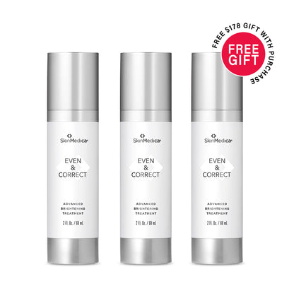 SkinMedica Even &amp; Correct Advanced Brightening Treatment Bundle