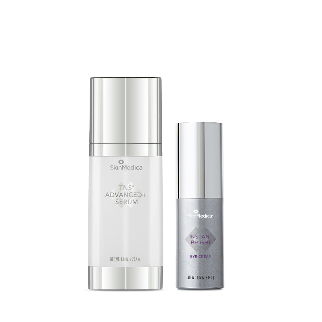 SkinMedica Value Sets TNS Advanced+ and Instant Bright Eye Cream Duo