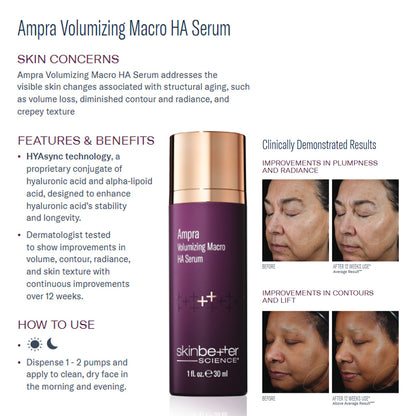 Skinbetter Science Ampra Volumizing Macro HA Serum