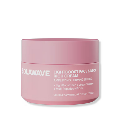 Solawave Light Therapy Boosting Face &amp; Neck Rich Cream