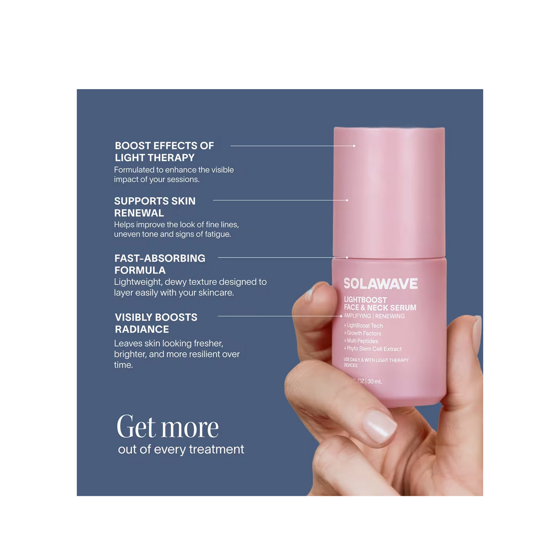 Solawave Lightboost Face &amp; Neck Serum