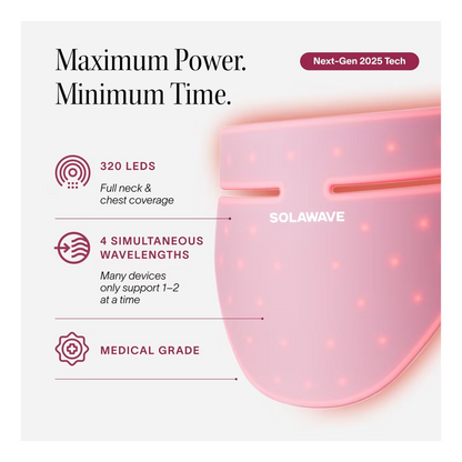 Solawave Neck &amp; Chest Pro Light Therapy Mask