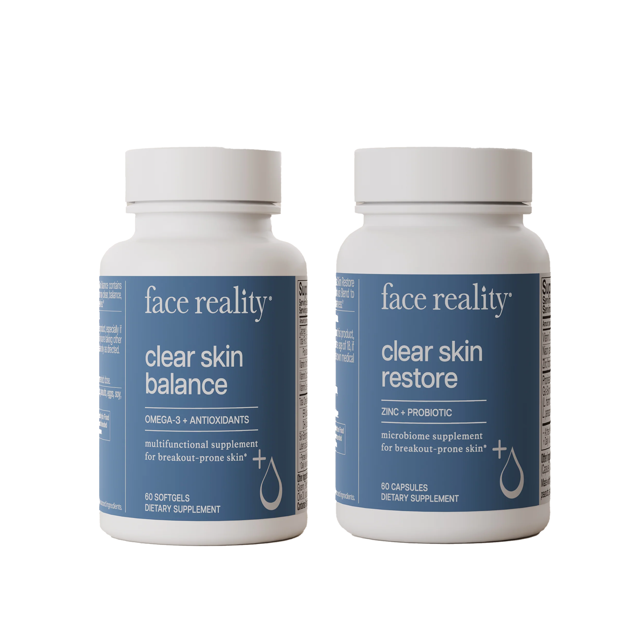 Face Reality Clear Skin Supplement Duo
