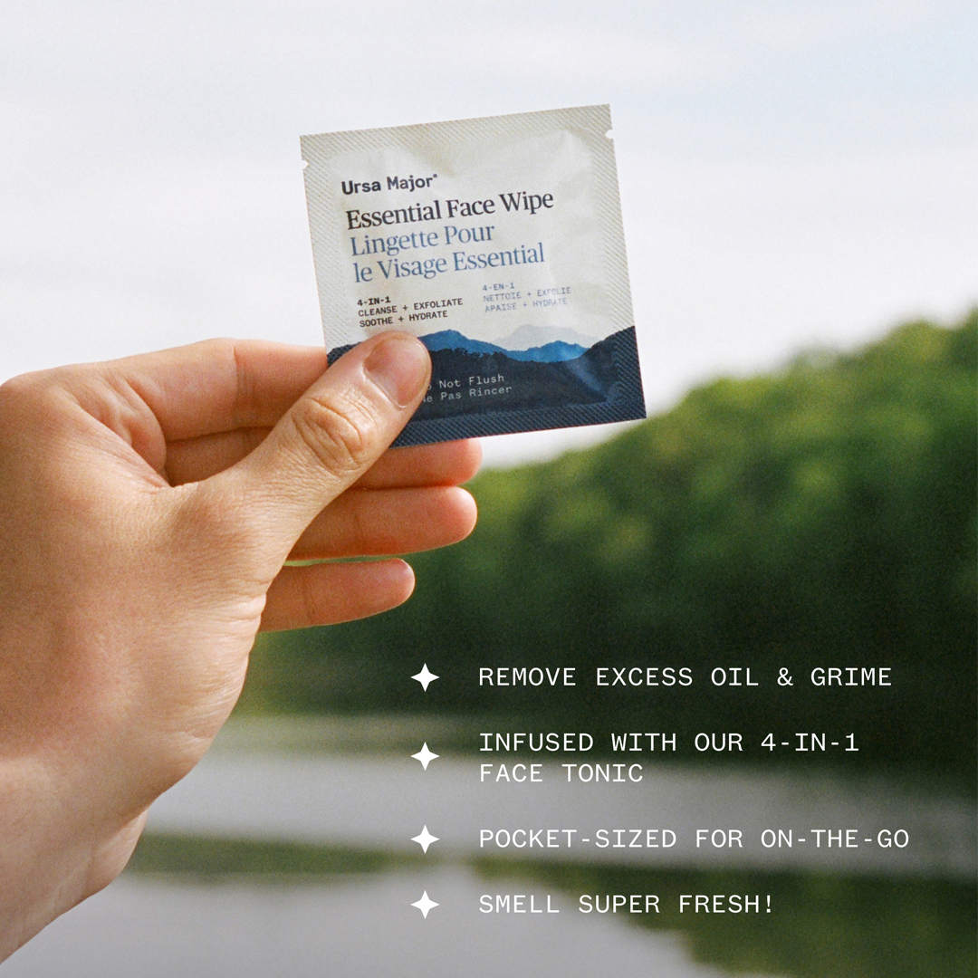 Ursa Major Essential Face Wipes-5 Count