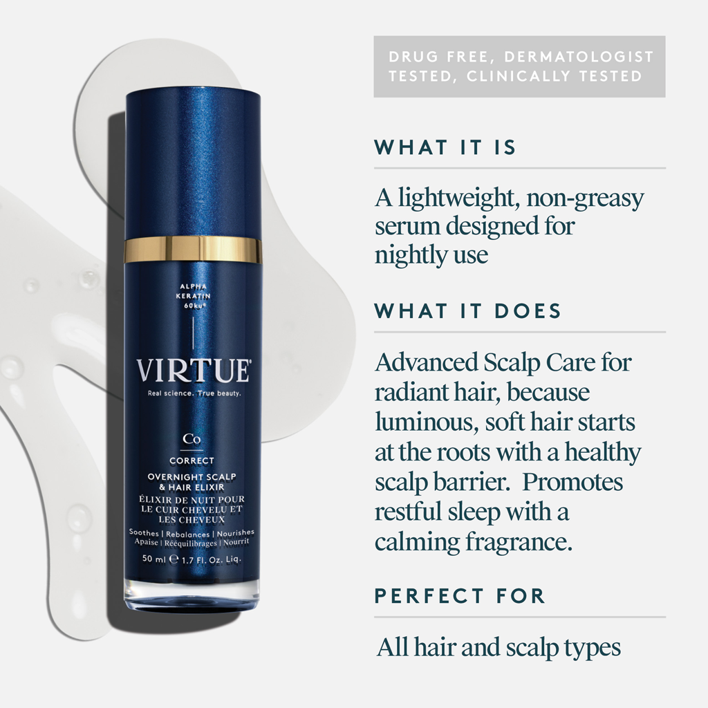 Virtue Correct Overnight Scalp &amp; Hair Elixir